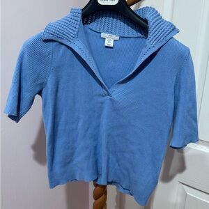 nwot collar v neck top